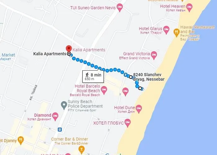 Kalia, Zweizimmer, Zweibalkon, Top-apartment Apartment Sunny Beach